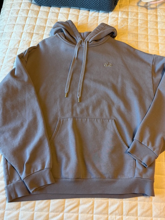 ALO Yoga Tops - ALO Yoga Women’s Purple/Grey Accolade Hoodie